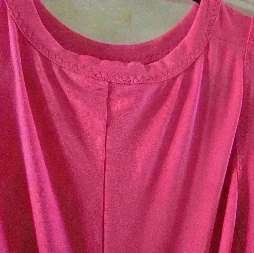 H&M Studio Collection Hot Pink Gown with Ruching in the back, Size XL, NWT - Picture 7 of 12